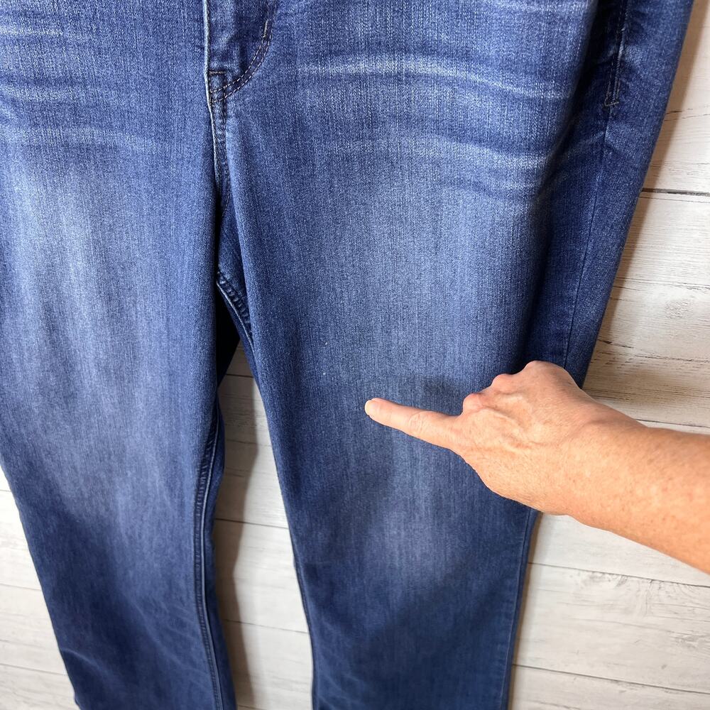 Democracy Jeans Womens Size 16P Ab Solution Medium Wash Bootcut Cotton Stretch - Picture 6 of 16